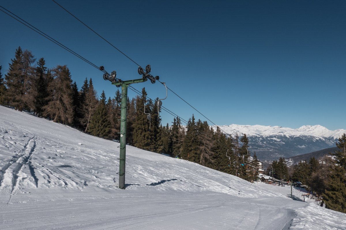 Schlepplift Petit Vallon, Februar 2023
