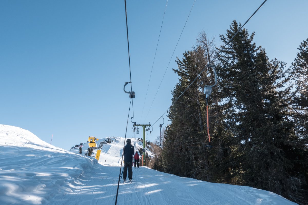 Schlepplift La Cheminée, Februar 2023