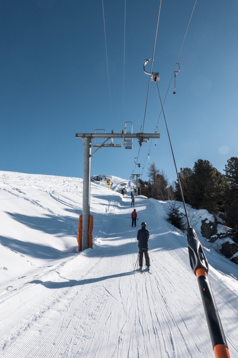 Schlepplift La Cheminée, Februar 2023