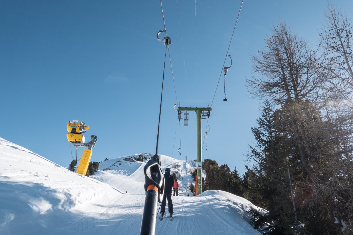 Schlepplift La Cheminée, Februar 2023