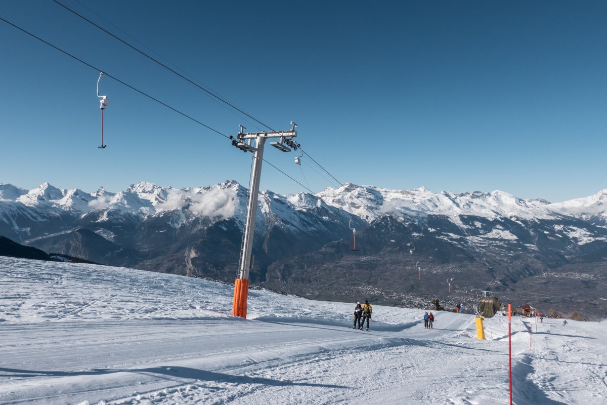 Schlepplift Les Chottes, Februar 2023