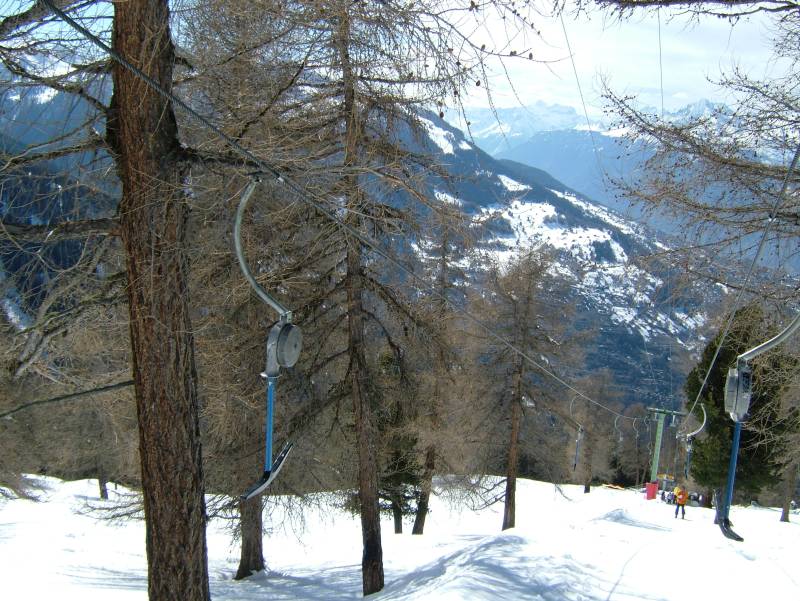 Schlepplift Les Drus, April 2006