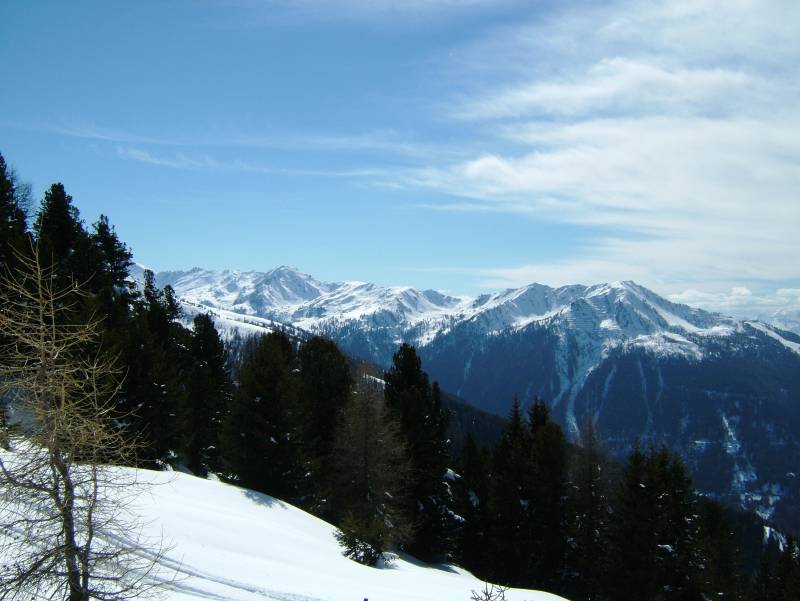 Panorama vom Schlepplift La Cheminée, April 2006