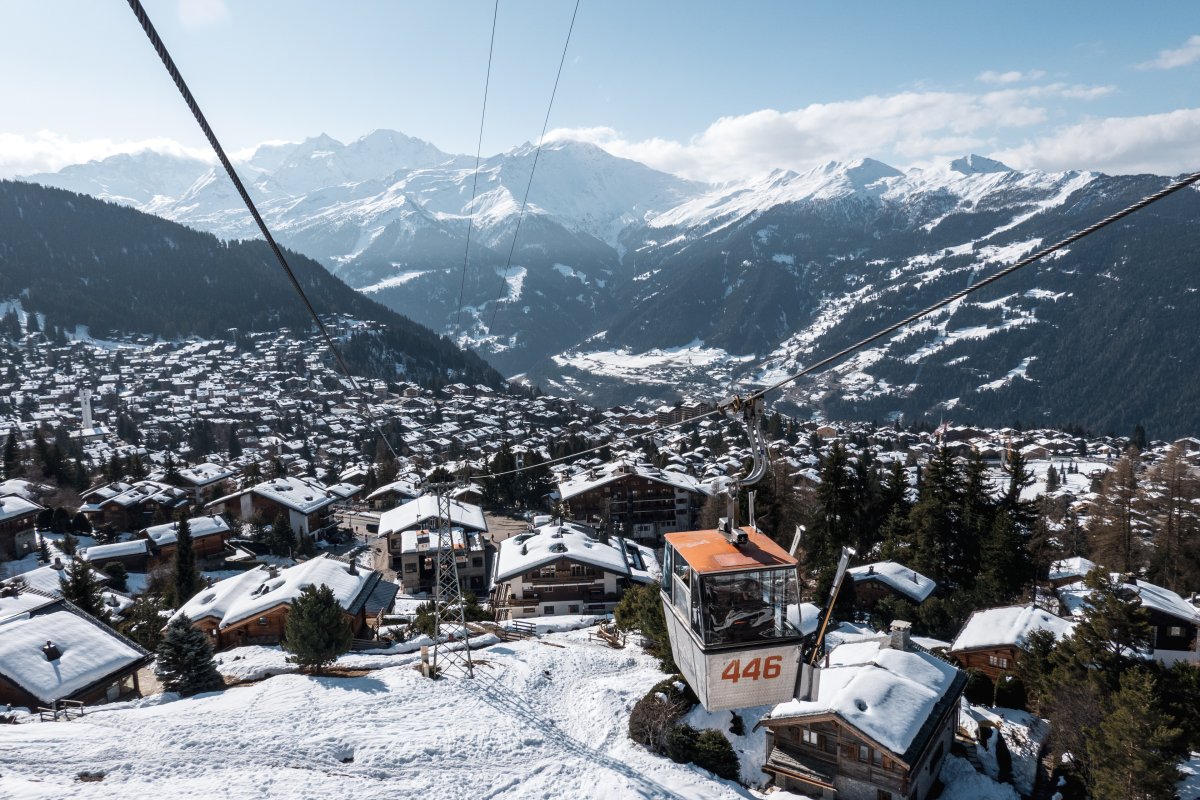Kabinenbahn Verbier-Savoleyres, März 2026