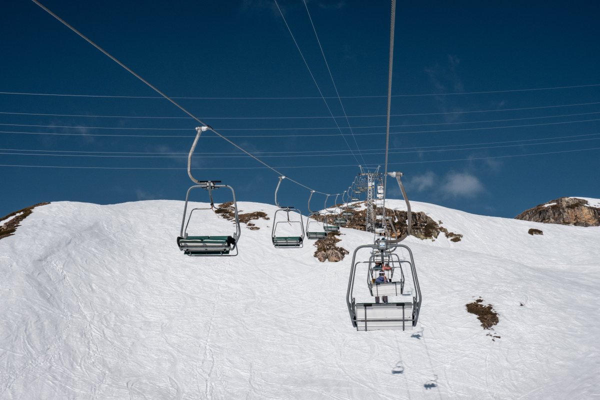 Sesselbahn Combe de la Tournelle-Tête des Savoleyres, März 2026