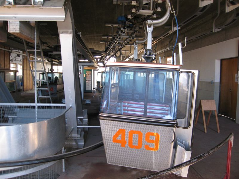Talstation der Kabinenbahn Verbier-Savoleyres, März 2008