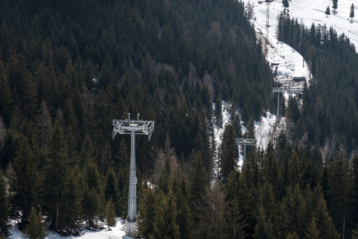 Kabinenbahn Verbier-Les Planards, März 2026