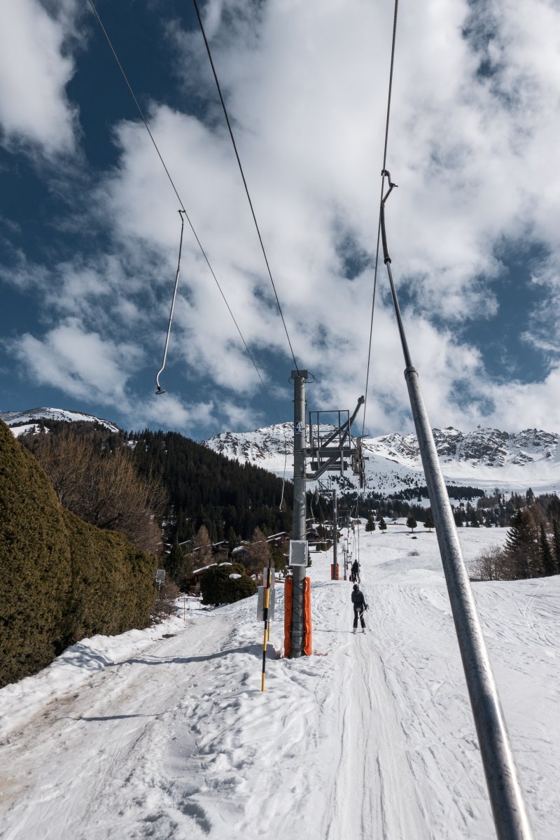 Schlepplift Le Rouge, März 2026