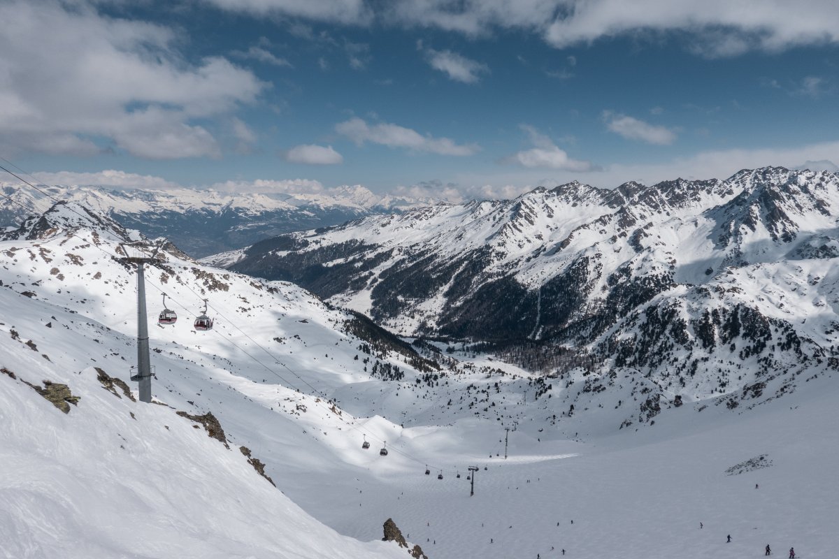 Kabinenbahn Tortin-Col de Chassoure, März 2026