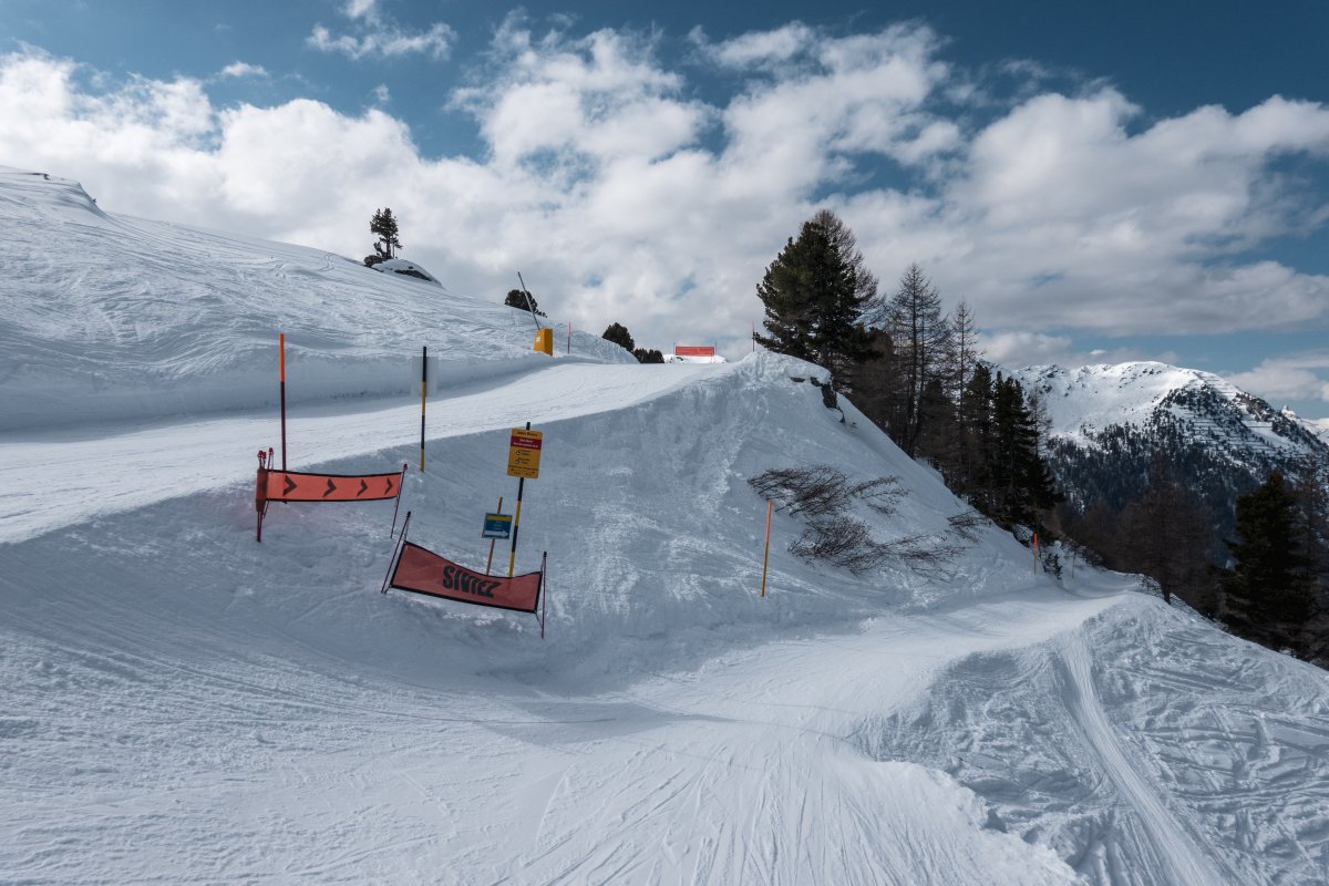 Abfahrtsroute Jean Blanc nach Siviez, März 2026
