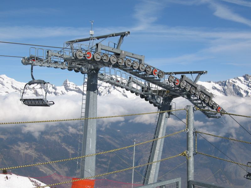 Sesselbahn Savoleyres Nord, März 2008