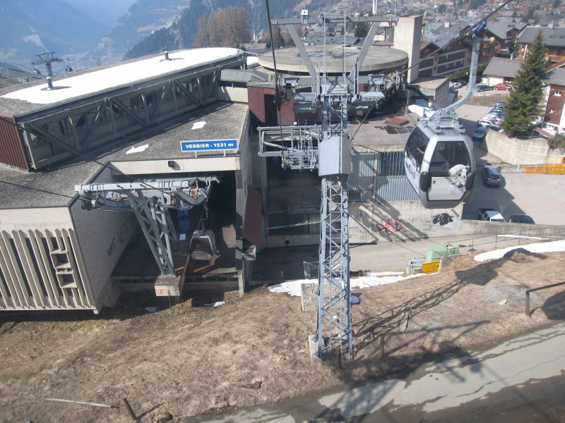 Kabinenbahnen Verbier-Croix des Ruinettes, März 2008