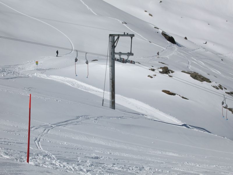 Schlepplift Col des Gentianes, März 2008
