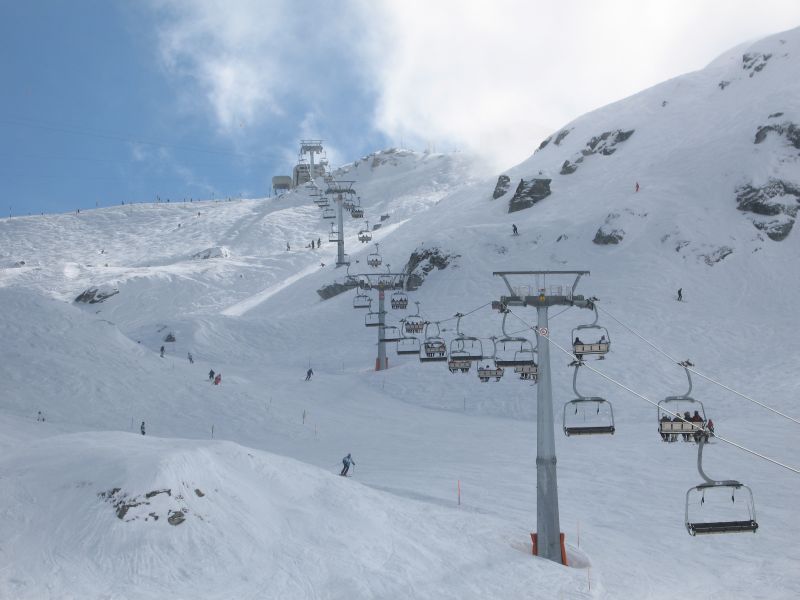 Sesselbahn Lac des Vaux-Attelas, März 2008