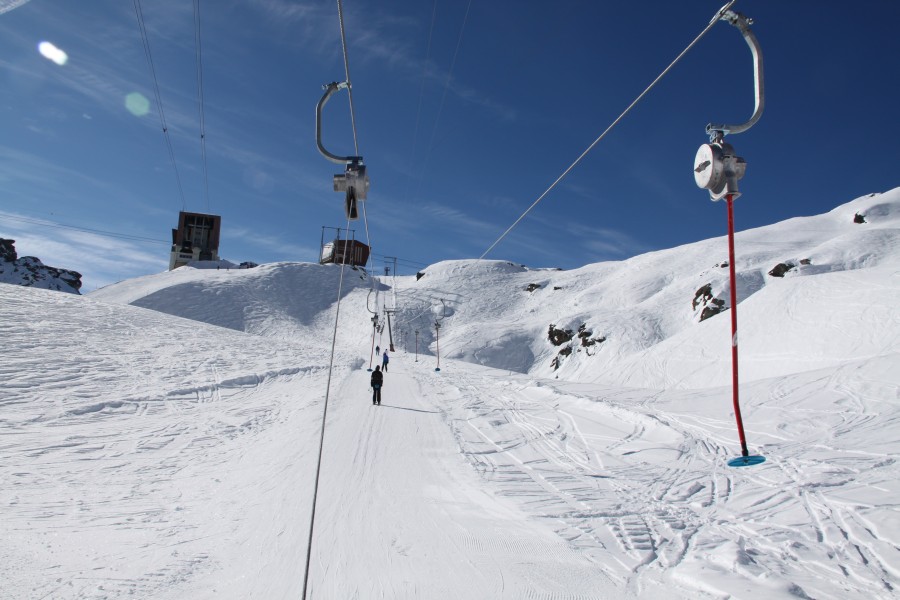 Schlepplift Col des Gentianes, Februar 2012