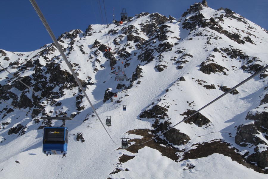 Funitel Croix des Ruinettes-Attelas, Februar 2012