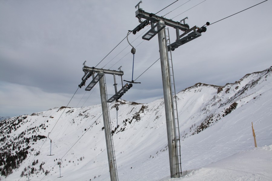 Schlepplift La Tsa, Februar 2012