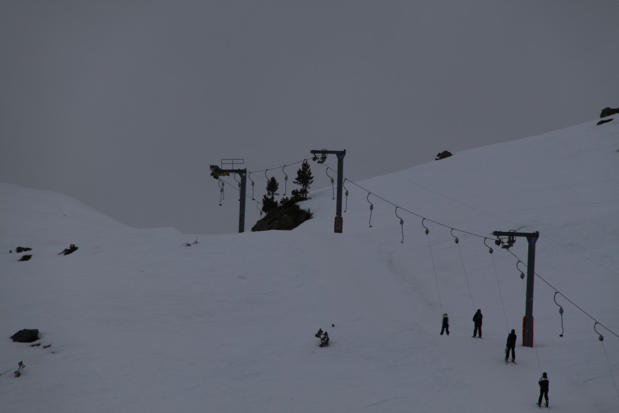 Schlepplift Plan du Fou, Februar 2012