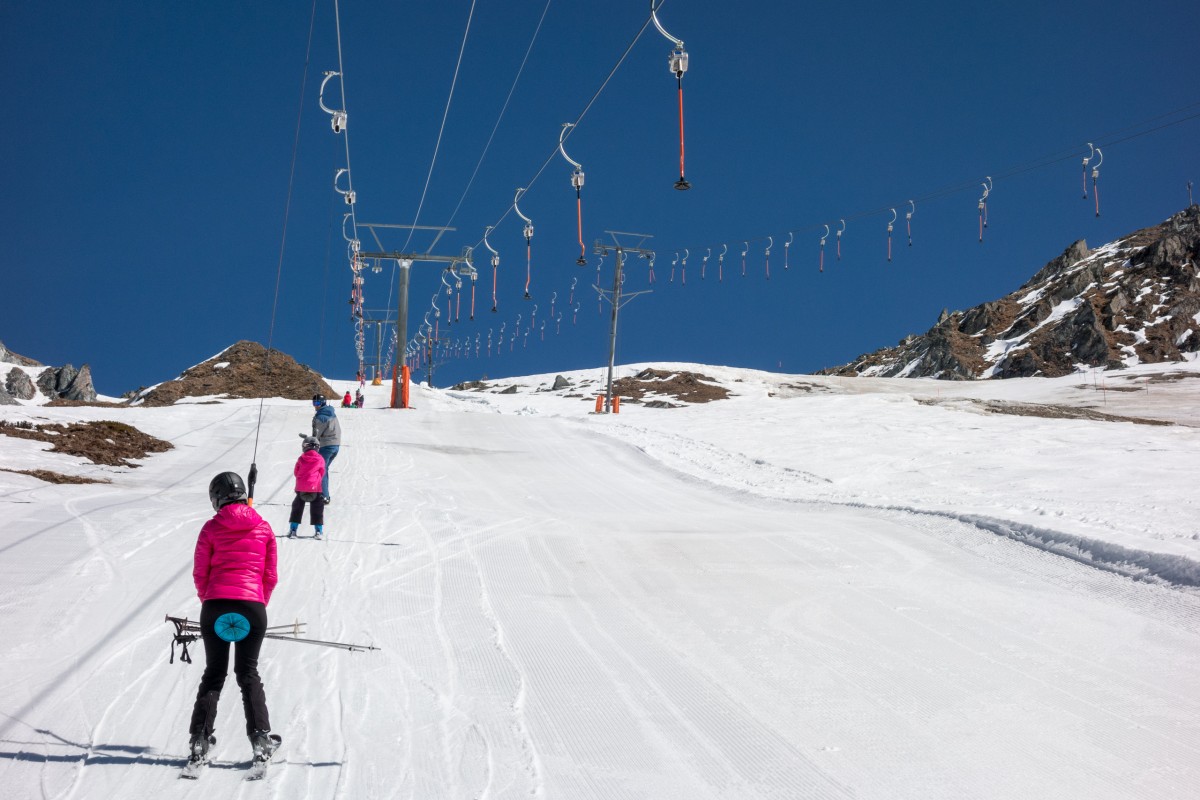 Schlepplifte Creppon Blanc 1 + 2, April 2017