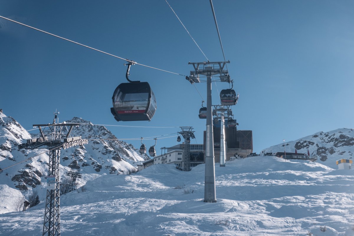 Kabinenbahn Verbier-Croix des Ruinettes 1, Februar 2023