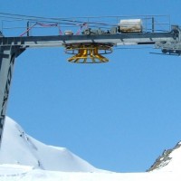 Bergstation des Schlepplifts Col des Gentianes, April 2006