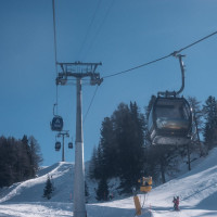 Kabinenbahn Veysonnaz-Thyon, Februar 2023