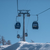 Kabinenbahn Veysonnaz-Thyon, Februar 2023