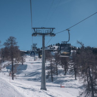 Kabinenbahn Veysonnaz-Thyon, Februar 2023