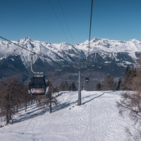 Kabinenbahn Veysonnaz-Thyon, Februar 2023