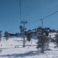 Kabinenbahn Veysonnaz-Thyon, Februar 2023