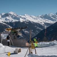 Talstation des Schlepplifts Piccolo, Februar 2023