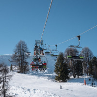 Les Collons-La Trabanta, Februar 2023