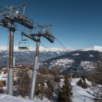 Les Collons-La Trabanta, Februar 2023