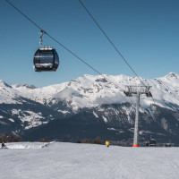 Kabinenbahn Mayens de l'Ours-Thyon, Februar 2023