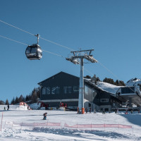 Kabinenbahn Mayens de l'Ours-Thyon, Februar 2023