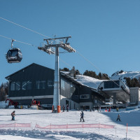 Kabinenbahn Mayens de l'Ours-Thyon, Februar 2023