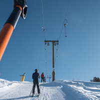 Schlepplift La Cheminée, Februar 2023