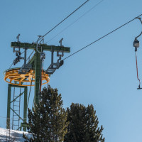 Bergstation des Schlepplifts La Cheminée, Februar 2023