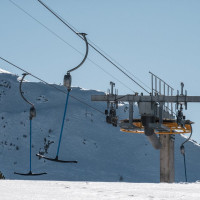 Bergstation des Schlepplifts La Tsa, Februar 2023