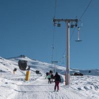 Schlepplift Les Chottes, Februar 2023