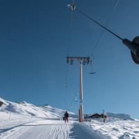 Schlepplift Les Chottes, Februar 2023