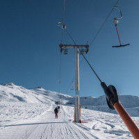 Schlepplift Les Chottes, Februar 2023