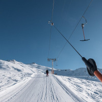 Schlepplift Les Chottes, Februar 2023