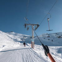 Schlepplift Les Chottes, Februar 2023