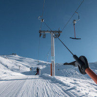 Schlepplift Les Chottes, Februar 2023