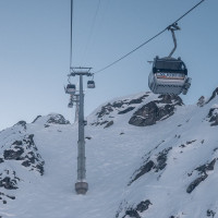 Kabinenbahn Tortin-Col de Chassoure, Februar 2023