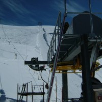 Talstation des Schlepplifts La Meina, April 2006