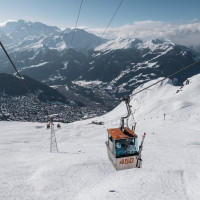 Kabinenbahn Verbier-Savoleyres, März 2026