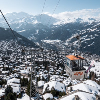 Kabinenbahn Verbier-Savoleyres, März 2026