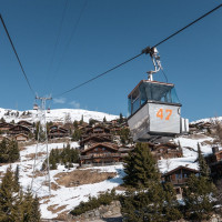 Kabinenbahn Verbier-Savoleyres, März 2026